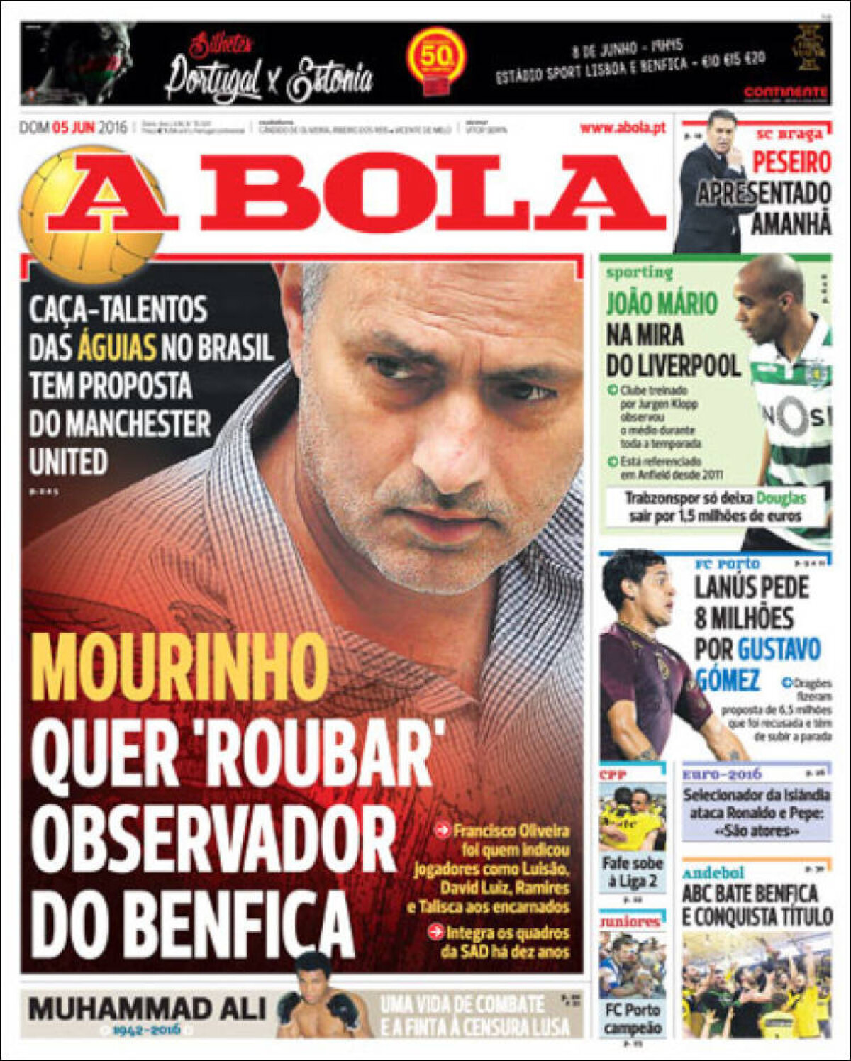 Ce scriu azi ziarele de sport din lume (5 iunie 2016)