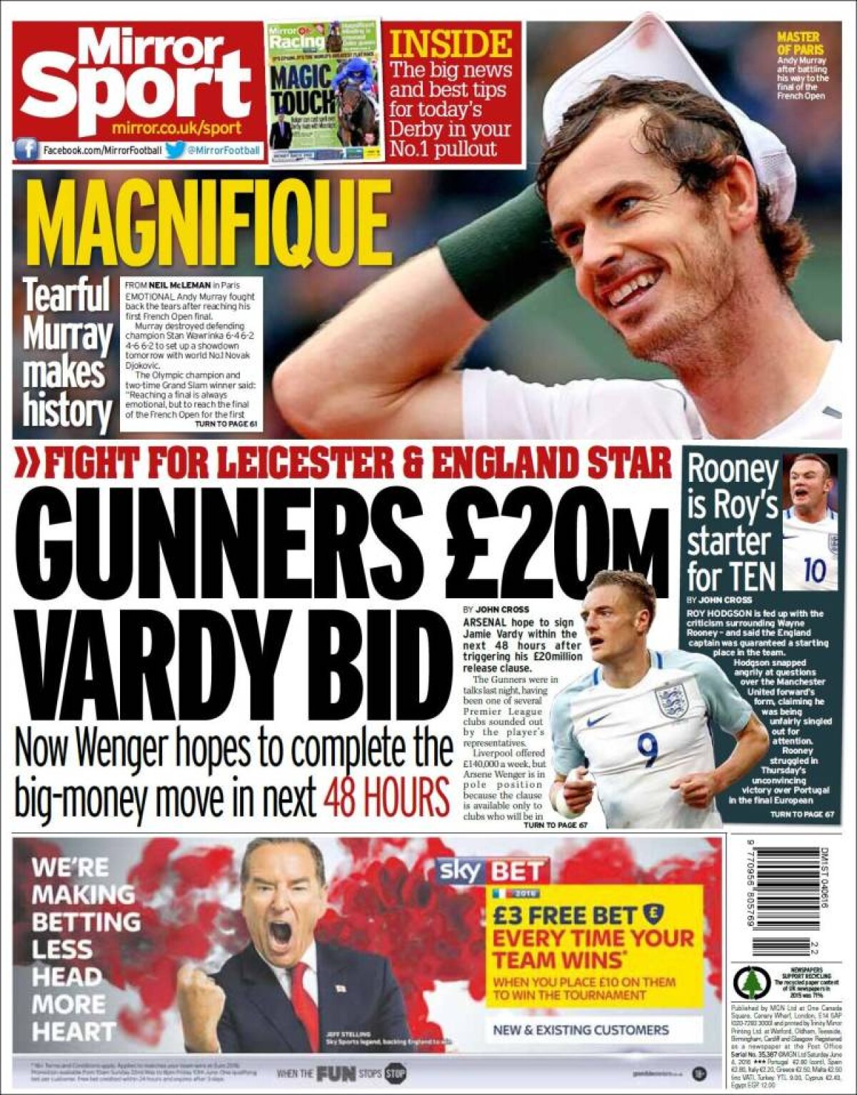 Ce scriu azi ziarele de sport din lume (5 iunie 2016)