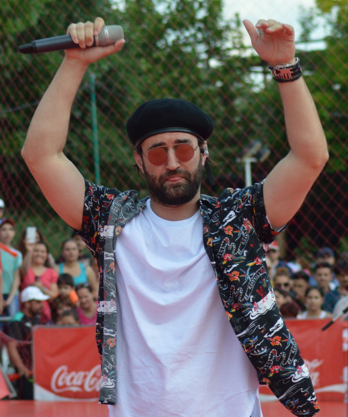 FOTO Smiley a făcut spectacol între finalele Cupei Coca-Cola » Peste 3.000 de oameni l-au urmărit live