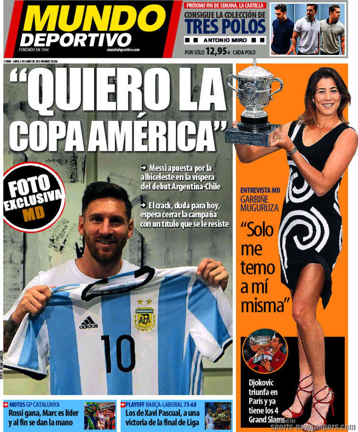 Ce scriu azi ziarele de sport din lume (6 iunie 2016)