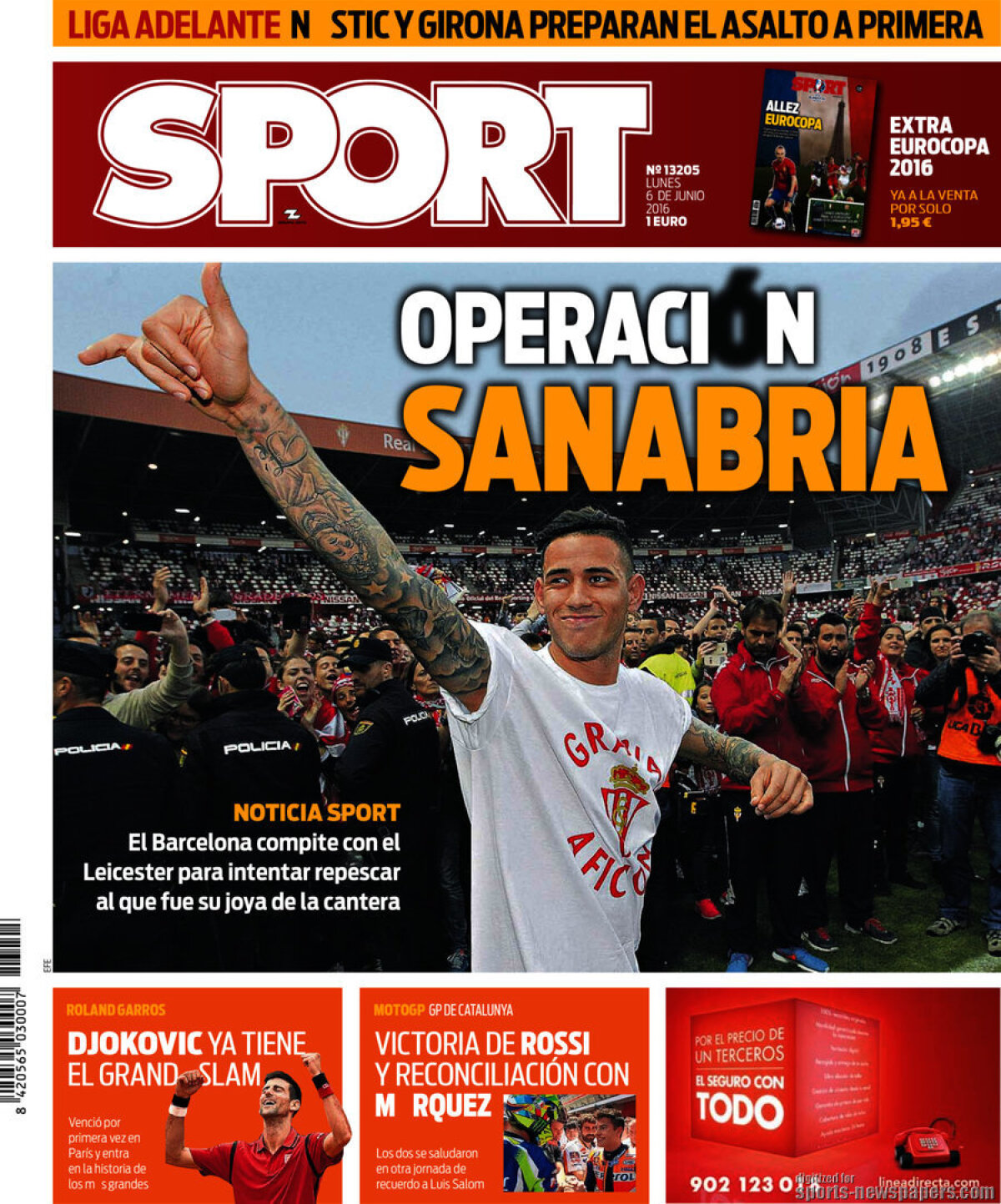 Ce scriu azi ziarele de sport din lume (6 iunie 2016)