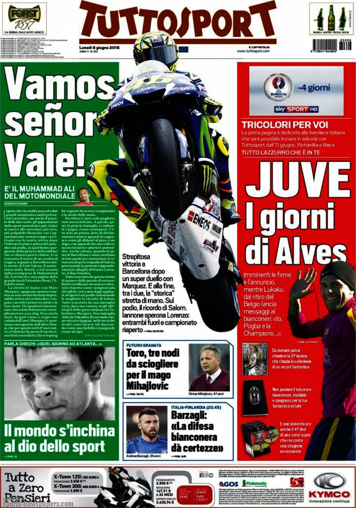 Ce scriu azi ziarele de sport din lume (6 iunie 2016)