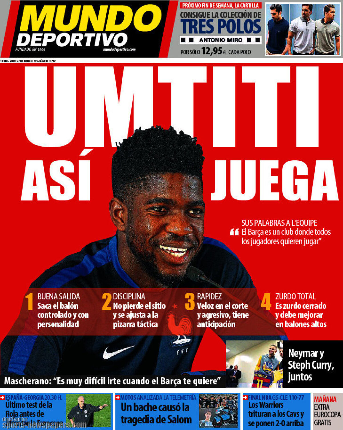 Ce scriu azi ziarele de sport din lume (7 iunie 2016)