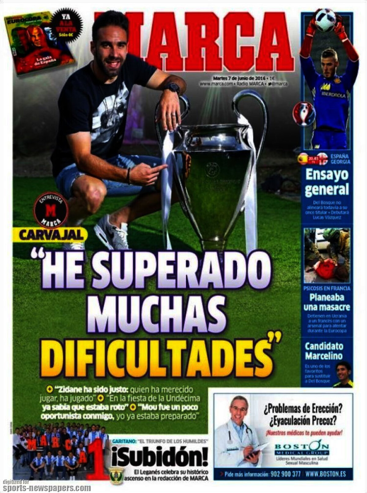 Ce scriu azi ziarele de sport din lume (7 iunie 2016)