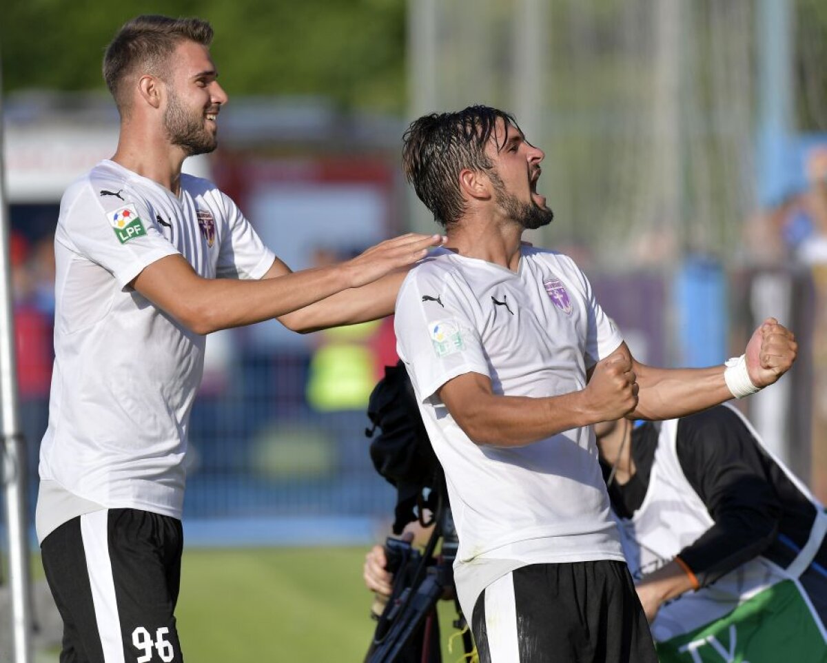 VIDEO+FOTO FC Voluntari a zdrobit UTA în prima manșă a barajului pentru Liga 1