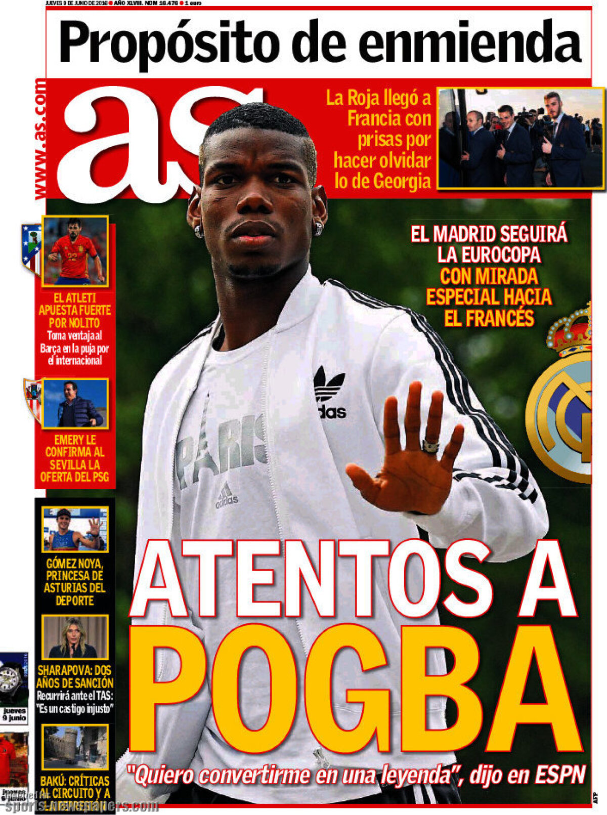 Ce scriu azi ziarele de sport din lume (9 iunie 2016)