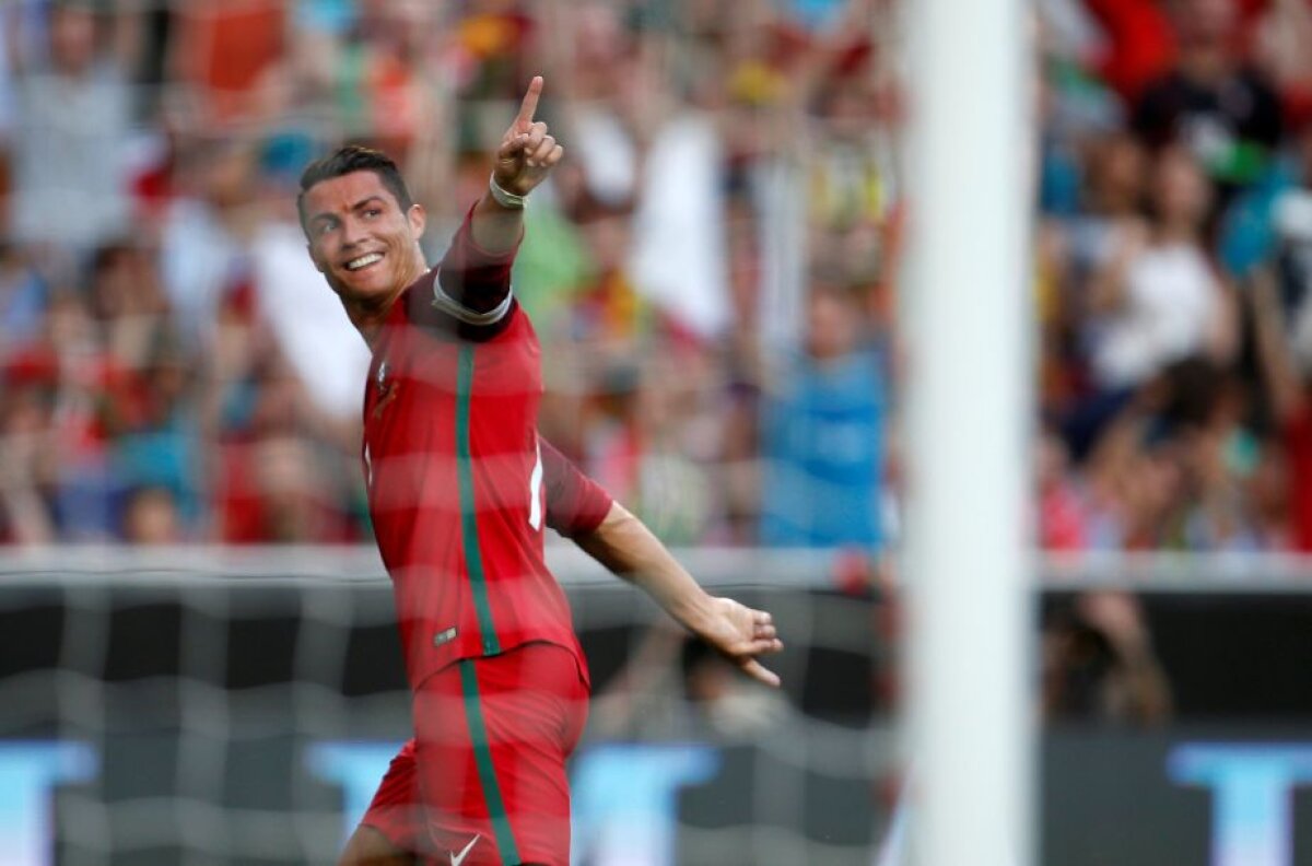 FOTO + VIDEO Portugalia e gata de EURO 2016 » Cristiano Ronaldo și Quaresma au făcut instrucție cu Estonia, scor 7-0