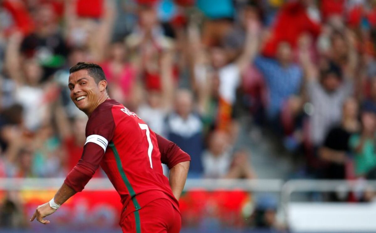 FOTO + VIDEO Portugalia e gata de EURO 2016 » Cristiano Ronaldo și Quaresma au făcut instrucție cu Estonia, scor 7-0