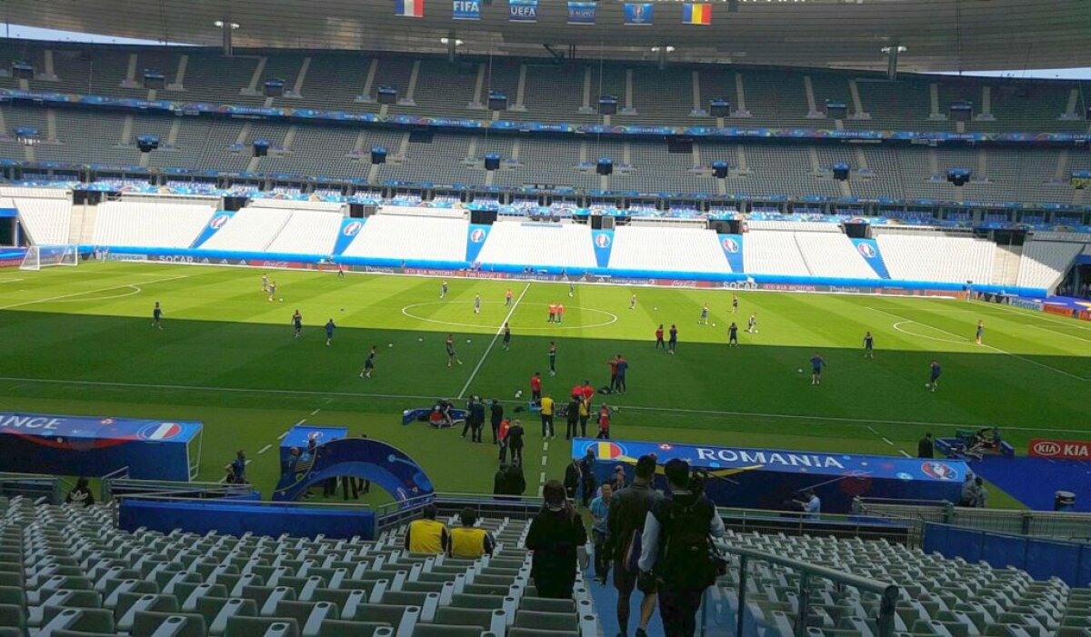 VIDEO+FOTO România a efectuat antrenamentul oficial pe Stade de France!