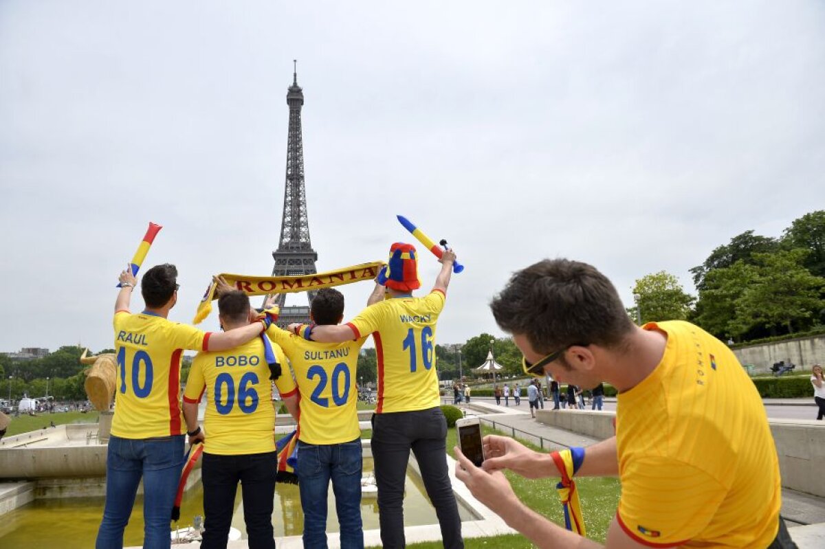 VIDEO+FOTO Fanii României fac spectacol în Paris » Atmosferă de sărbătoare înainte de Franța - România