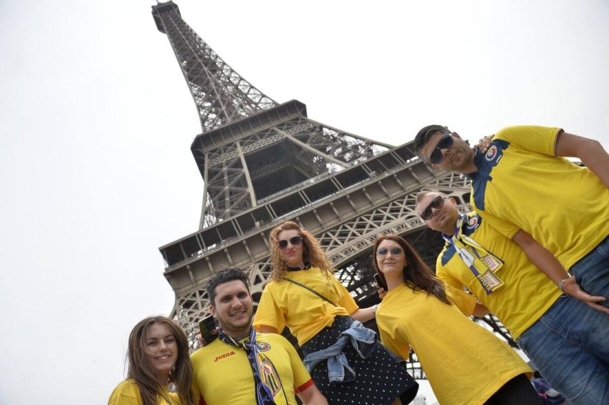 VIDEO+FOTO Fanii României fac spectacol în Paris » Atmosferă de sărbătoare înainte de Franța - România