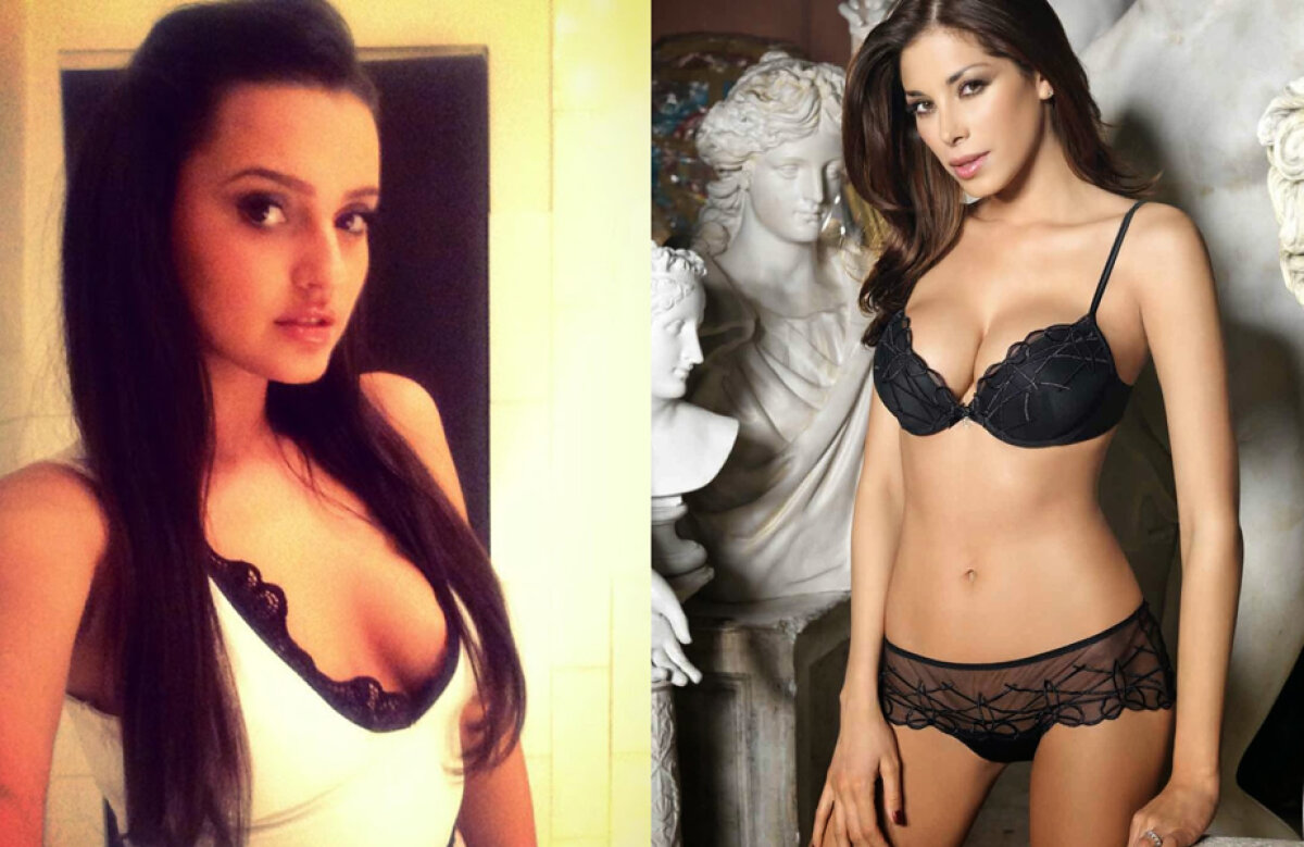 FOTO Franța - România, la duelul iubitelor de fotbaliști » Ne apărăm cu Sabrina și Bianca :)