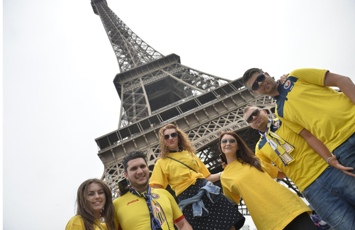 FOTO Notre Paris » Suporterii români au invadat Parisul: cele mai tari imagini dinaintea meciului cu Franța