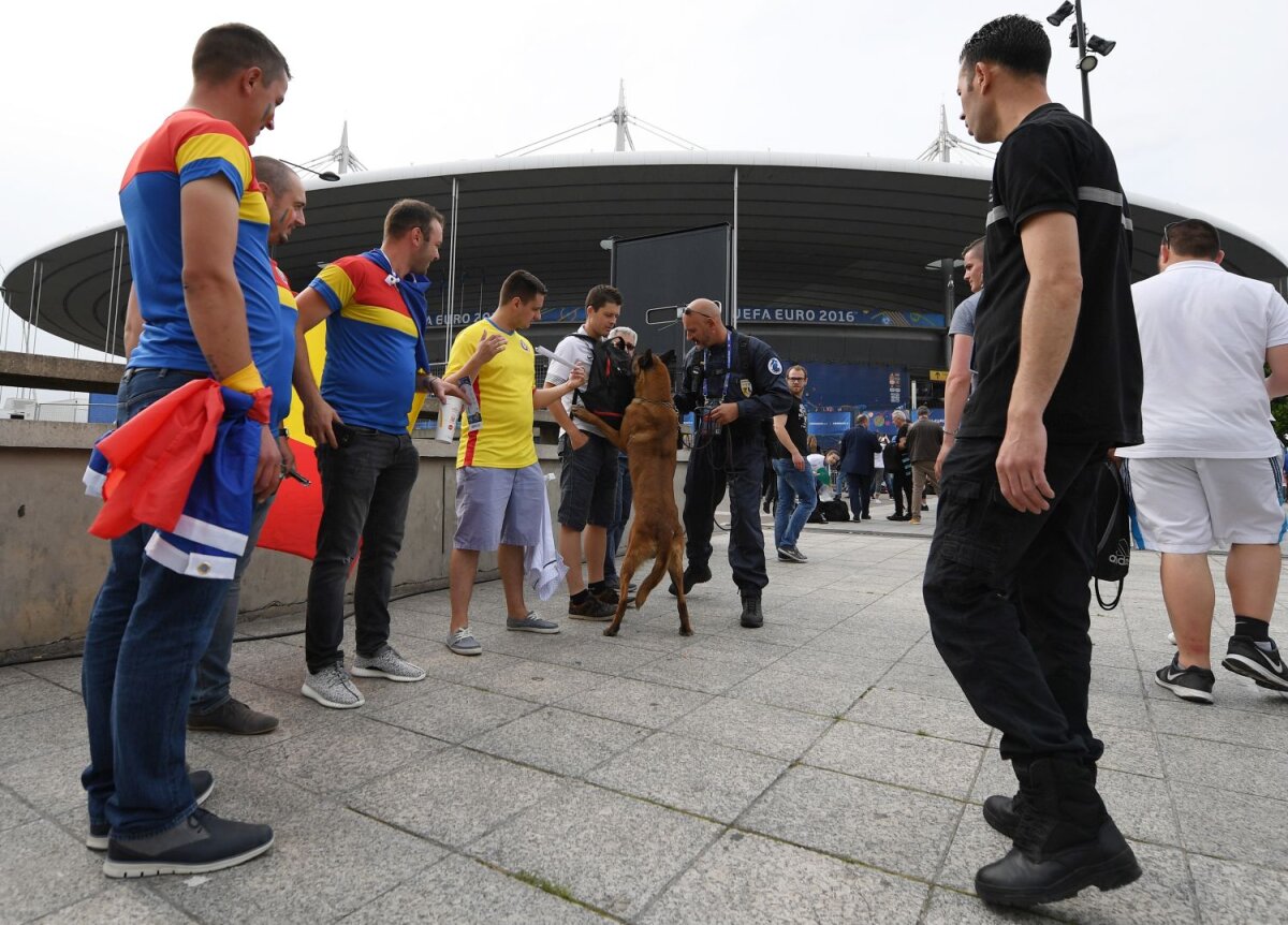 FOTO Au vopsit albul în galben » Peste 15.000 de români au făcut show pe Stade de France