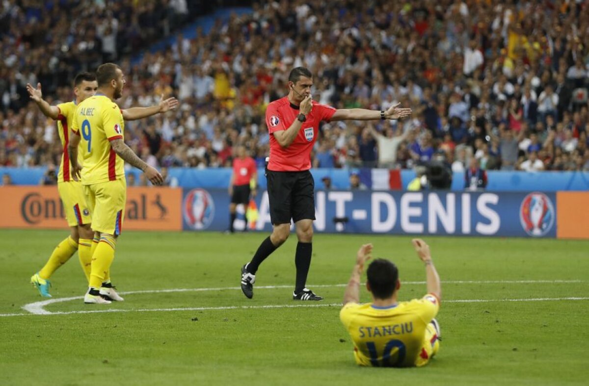 VIDEO + FOTO Din nou Stanciu! Mijlocașul Stelei l-a păcălit pe Evra și a scos un penalty cu Franța! VIDEO cu golul lui Stancu, primul al României de la EURO 2016