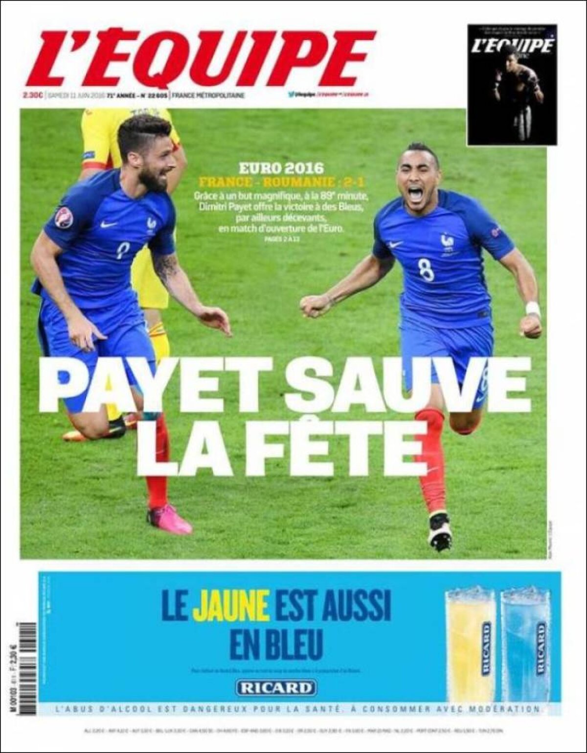 Ce scriu azi ziarele de sport din lume (11 iunie 2016)