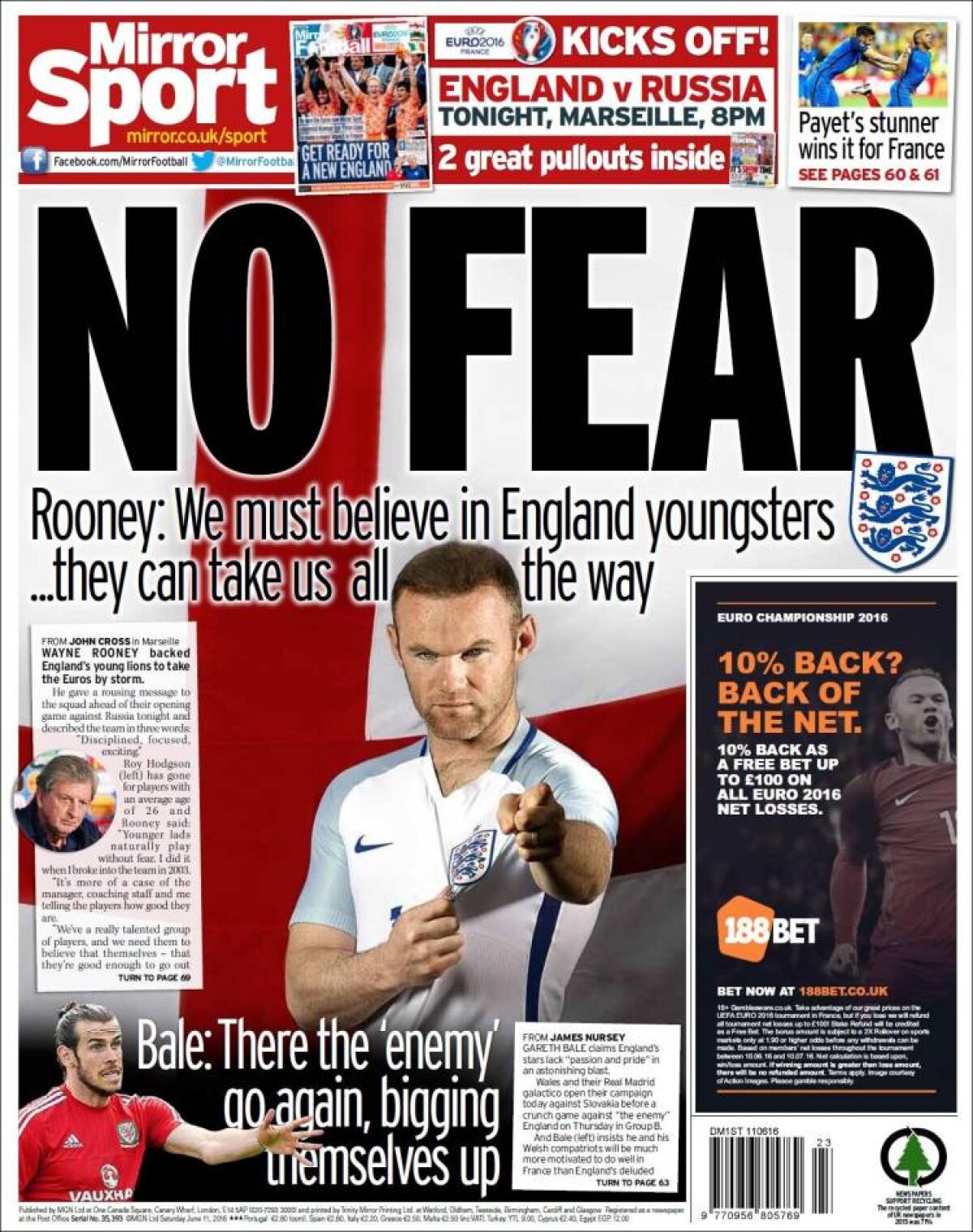 Ce scriu azi ziarele de sport din lume (11 iunie 2016)