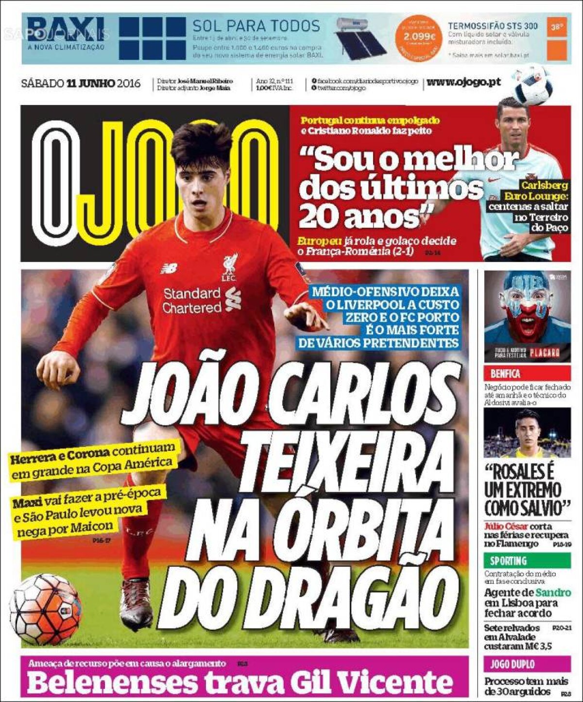 Ce scriu azi ziarele de sport din lume (11 iunie 2016)