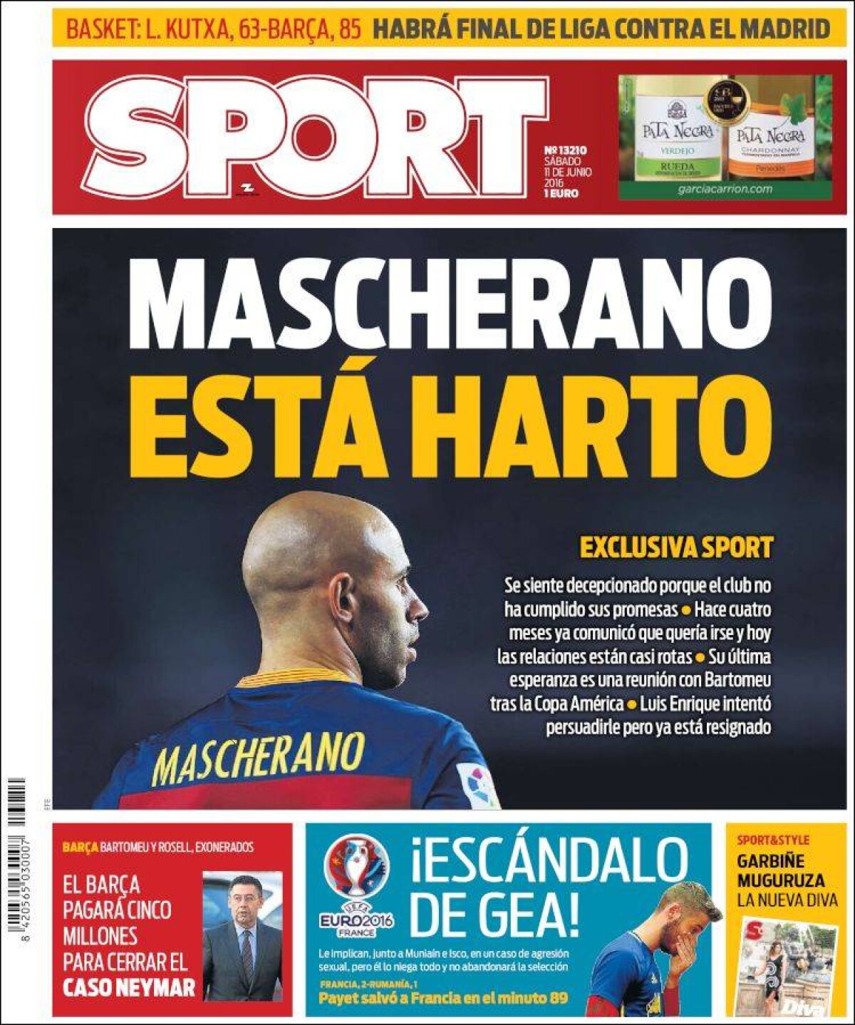 Ce scriu azi ziarele de sport din lume (11 iunie 2016)