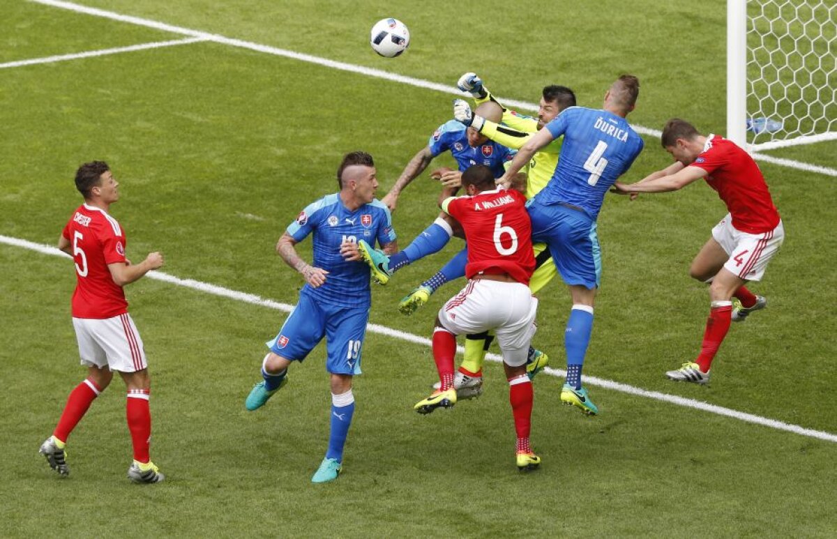 VIDEO + FOTO Țara Galilor - Slovacia 2-1 » Galezii obțin 3 puncte uriașe și sunt cu un pas în optimile de finală 