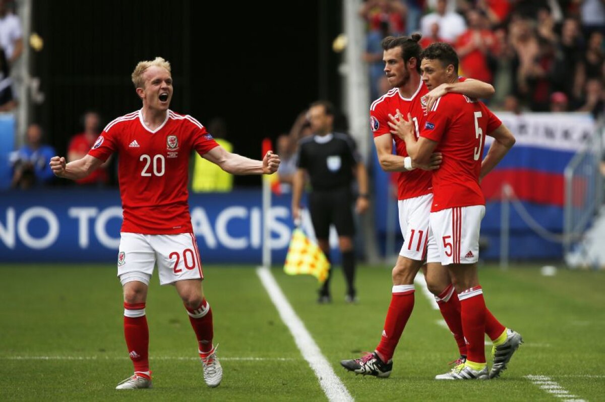 VIDEO + FOTO Țara Galilor - Slovacia 2-1 » Galezii obțin 3 puncte uriașe și sunt cu un pas în optimile de finală 