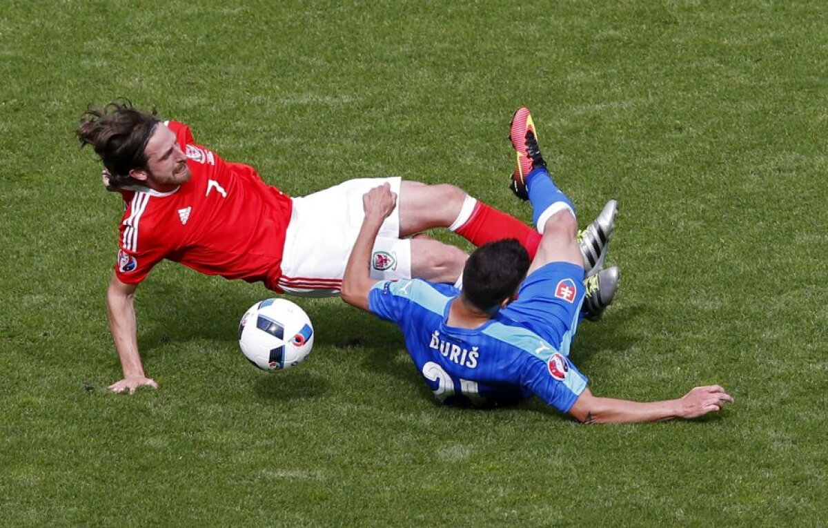 VIDEO + FOTO Țara Galilor - Slovacia 2-1 » Galezii obțin 3 puncte uriașe și sunt cu un pas în optimile de finală 