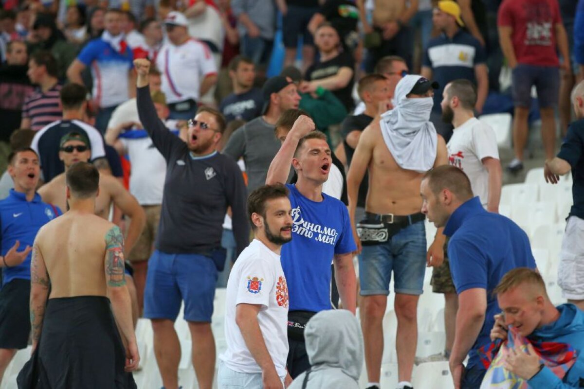 Prima reacție oficială din Rusia după bătăile crunte din Franța » Ce riscă din partea UEFA