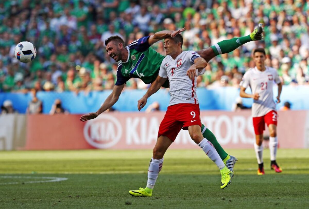 VIDEO+FOTO Polonia a început cu dreptul EURO! A învins Irlanda de Nord în Grupa C, scor 1-0 » Hațegan a arbitrat foarte bine