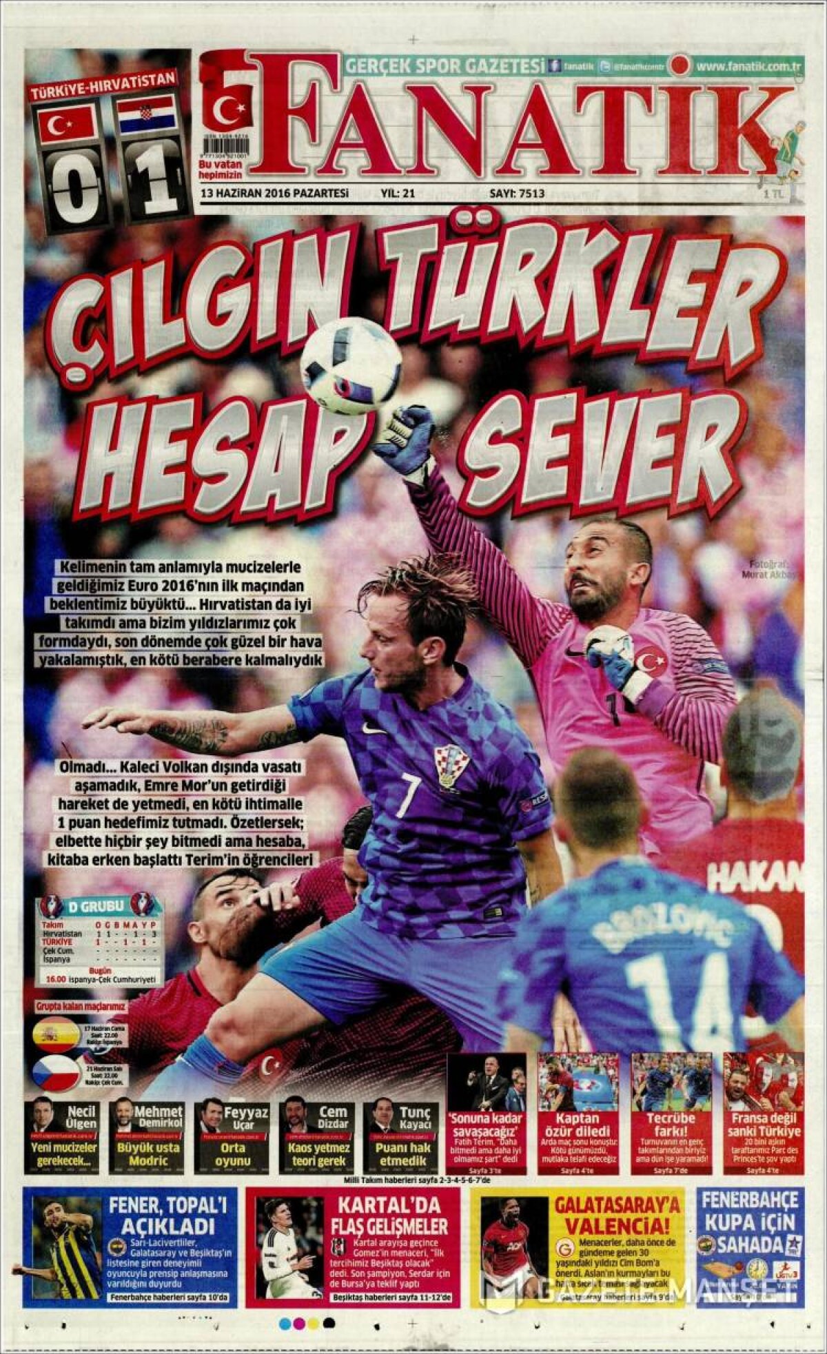 Ce scriu azi ziarele de sport din lume (13 iunie 2016)