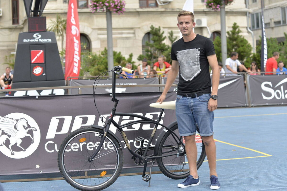 GALERIE FOTO Sârbii au cucerit Craiova, iar Nicușor Bancu pleacă la Euro pe bicicletă