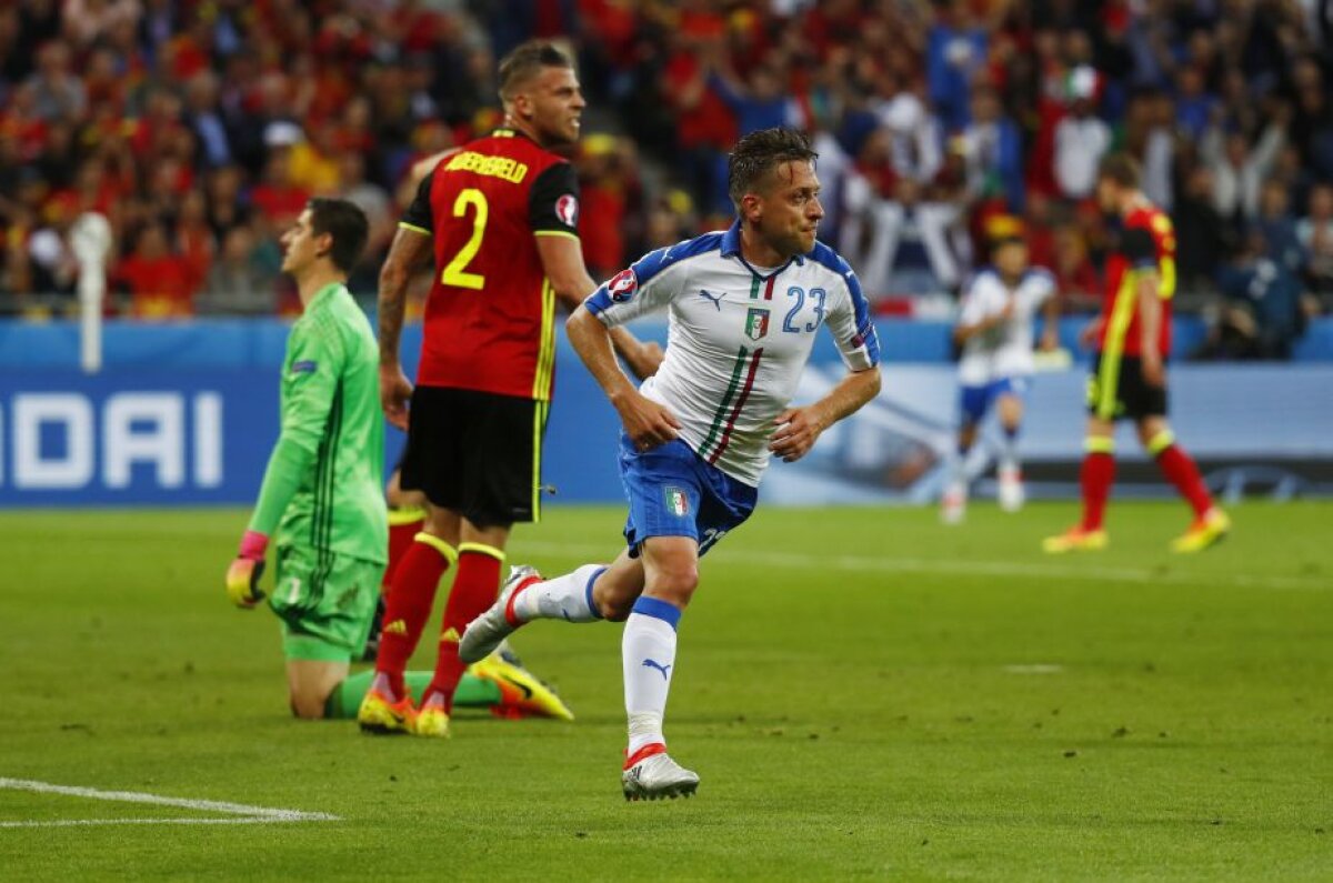 VIDEO + FOTO În stilul caracteristic » Italia, cu un joc pragmatic, a câștigat cu Belgia, scor 2-0 