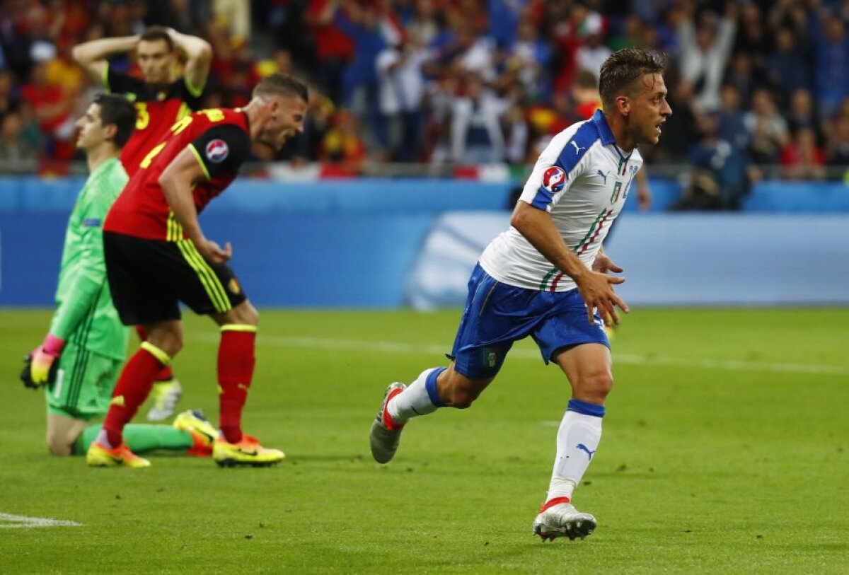 VIDEO + FOTO În stilul caracteristic » Italia, cu un joc pragmatic, a câștigat cu Belgia, scor 2-0 