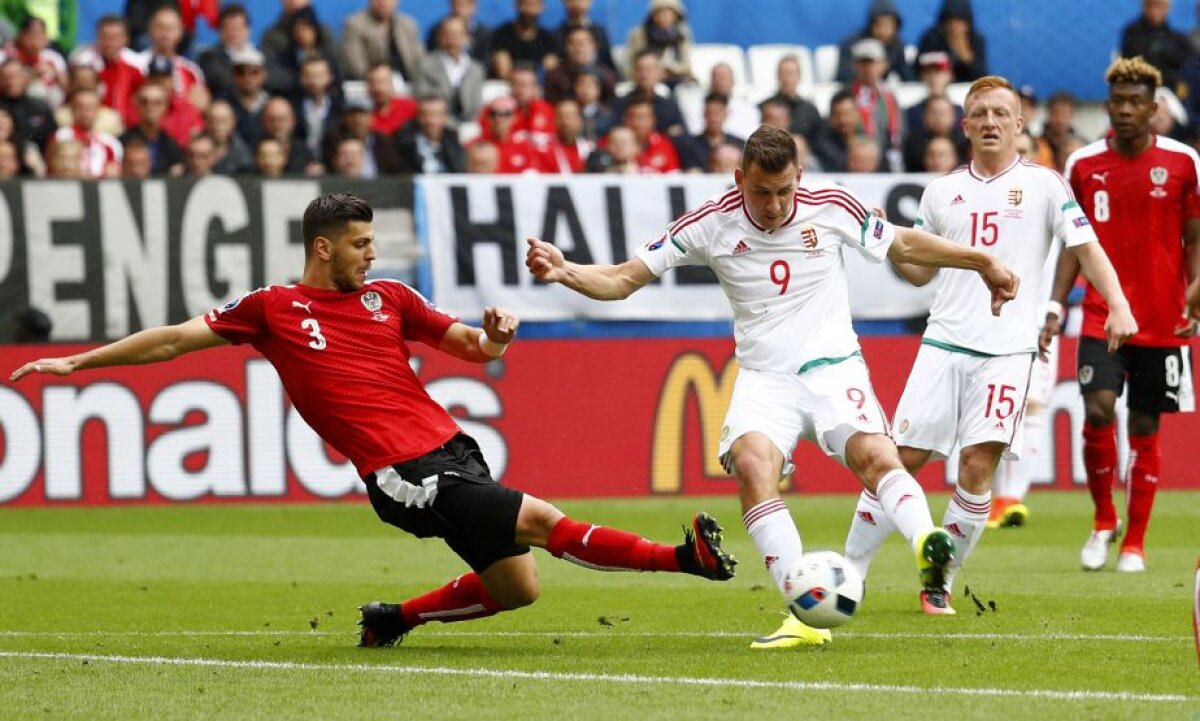 VIDEO+FOTO Surpriză uriaşă în prima etapă din Grupa F de la EURO » Ungaria a trecut clar de Austria, scor 2-0