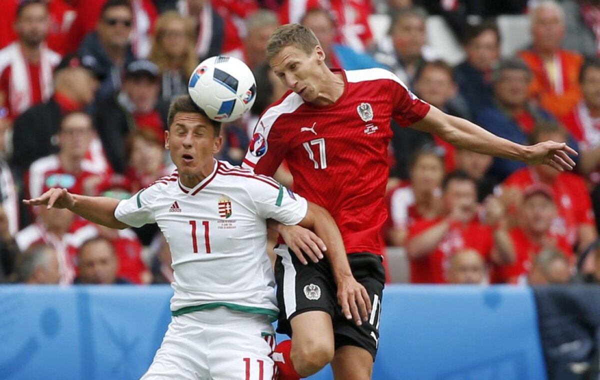 VIDEO+FOTO Surpriză uriaşă în prima etapă din Grupa F de la EURO » Ungaria a trecut clar de Austria, scor 2-0
