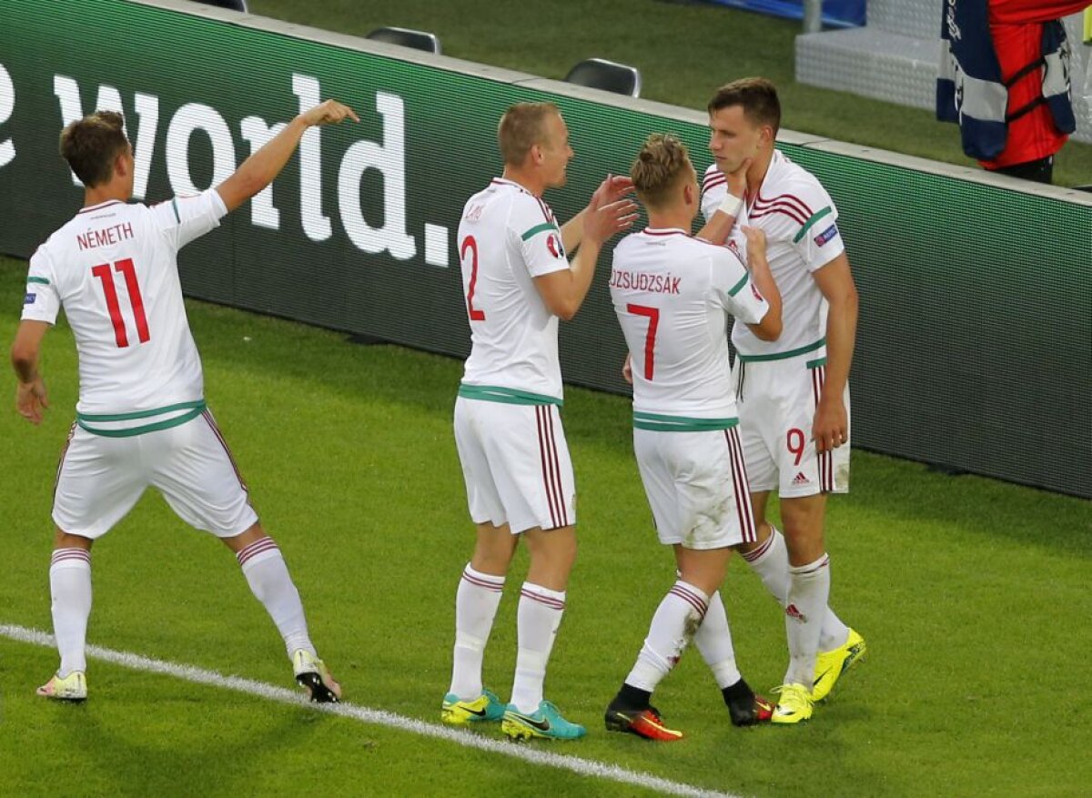 VIDEO+FOTO Surpriză uriaşă în prima etapă din Grupa F de la EURO » Ungaria a trecut clar de Austria, scor 2-0