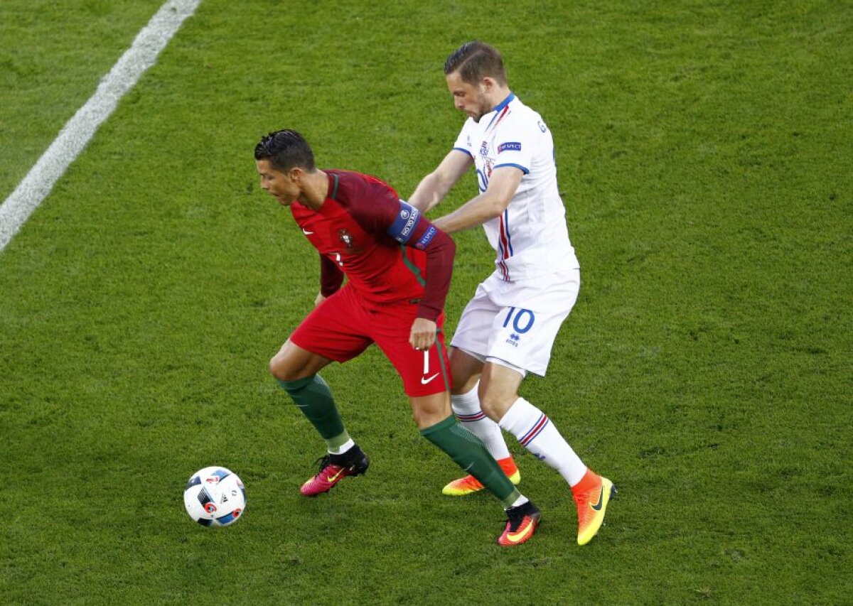 VIDEO+FOTO Primul şoc la EURO! Islanda, rezultat istoric la primul meci la un turneu final, în fața Portugaliei, 1-1!