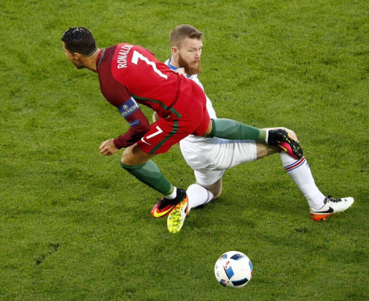 VIDEO+FOTO Primul şoc la EURO! Islanda, rezultat istoric la primul meci la un turneu final, în fața Portugaliei, 1-1!