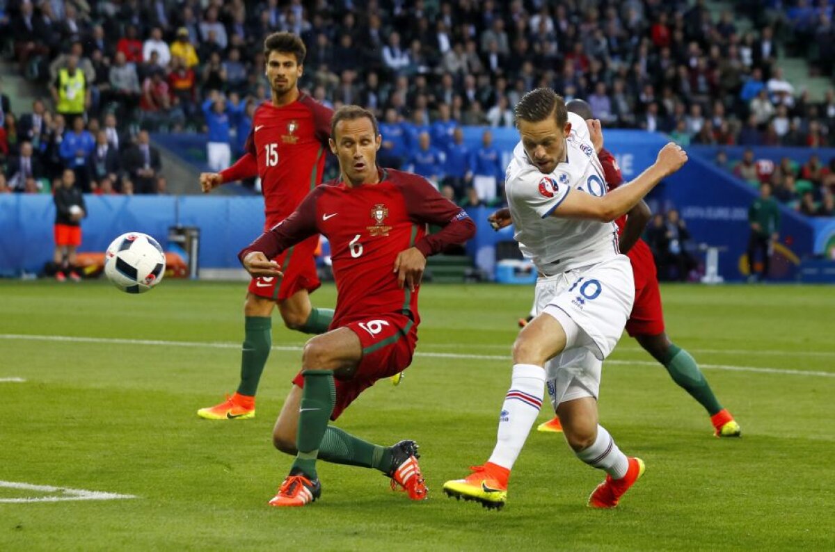 VIDEO+FOTO Primul şoc la EURO! Islanda, rezultat istoric la primul meci la un turneu final, în fața Portugaliei, 1-1!