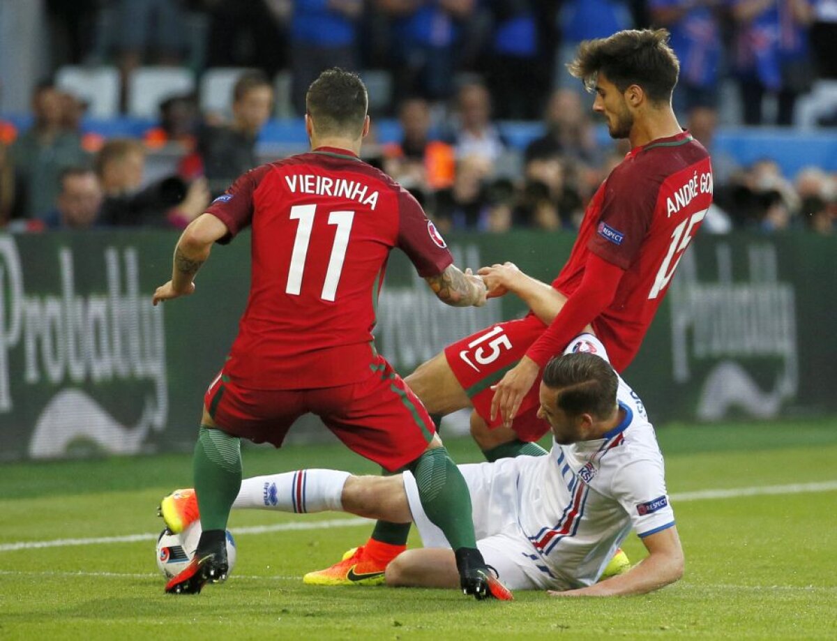 VIDEO+FOTO Primul şoc la EURO! Islanda, rezultat istoric la primul meci la un turneu final, în fața Portugaliei, 1-1!