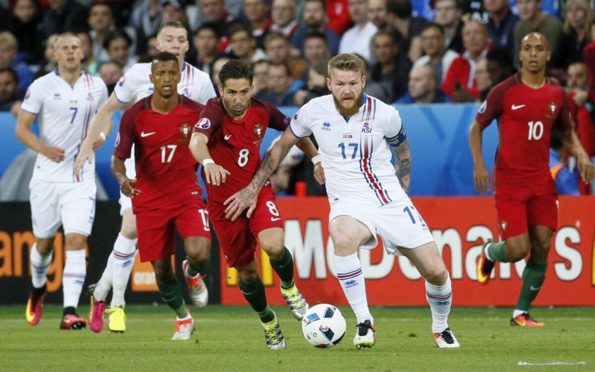 VIDEO+FOTO Primul şoc la EURO! Islanda, rezultat istoric la primul meci la un turneu final, în fața Portugaliei, 1-1!