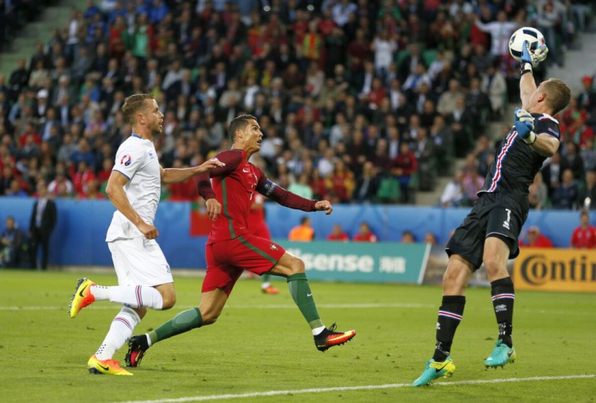 VIDEO+FOTO Primul şoc la EURO! Islanda, rezultat istoric la primul meci la un turneu final, în fața Portugaliei, 1-1!