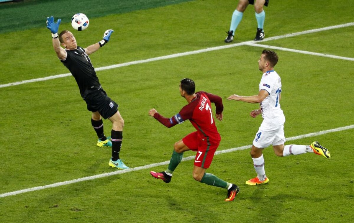 VIDEO+FOTO Primul şoc la EURO! Islanda, rezultat istoric la primul meci la un turneu final, în fața Portugaliei, 1-1!