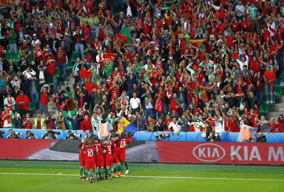 VIDEO+FOTO Primul şoc la EURO! Islanda, rezultat istoric la primul meci la un turneu final, în fața Portugaliei, 1-1!