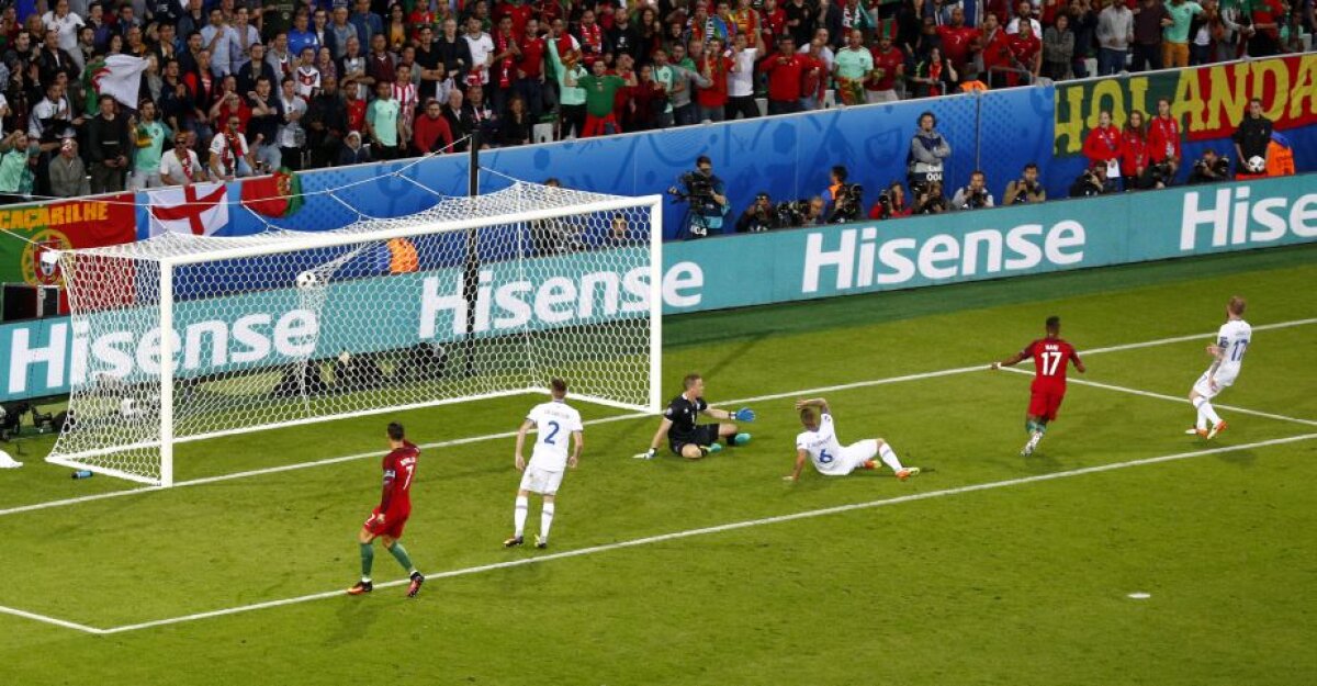 VIDEO+FOTO Primul şoc la EURO! Islanda, rezultat istoric la primul meci la un turneu final, în fața Portugaliei, 1-1!