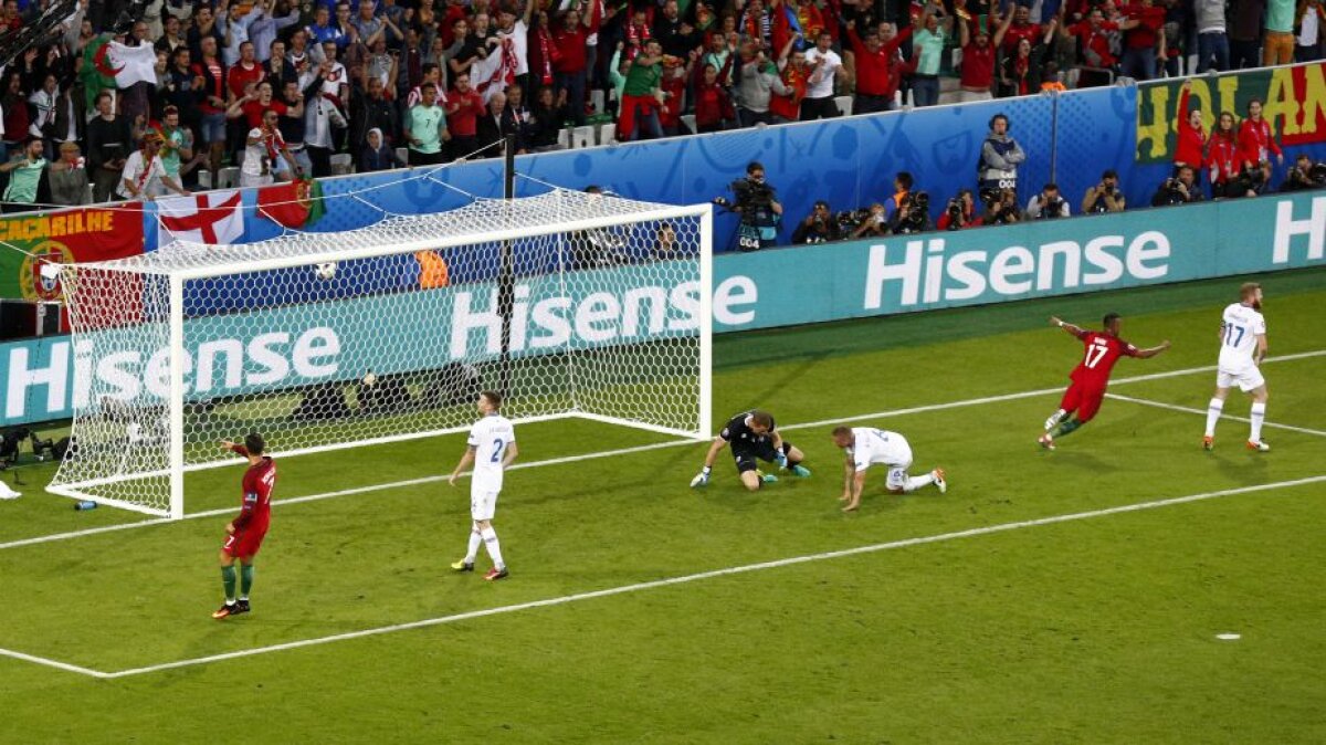 VIDEO+FOTO Primul şoc la EURO! Islanda, rezultat istoric la primul meci la un turneu final, în fața Portugaliei, 1-1!