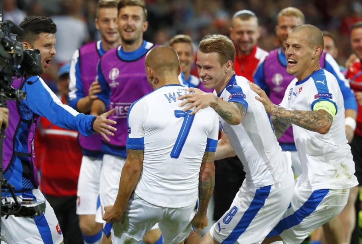 VIDEO+FOTO Slovacii au produs surpriza în fața Rusiei, 2-1, iar lupta din grupa B este tot mai încinsă