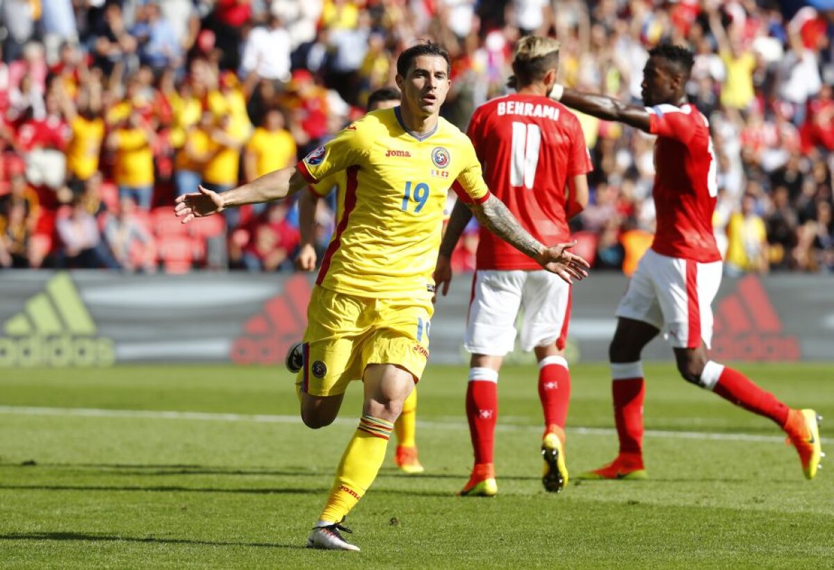 FOTO + VIDEO ROMÂNIA - ELVEȚIA 1-1 » "Tricolorii" obţin primul punct la EURO şi mai speră la calificarea din grupă