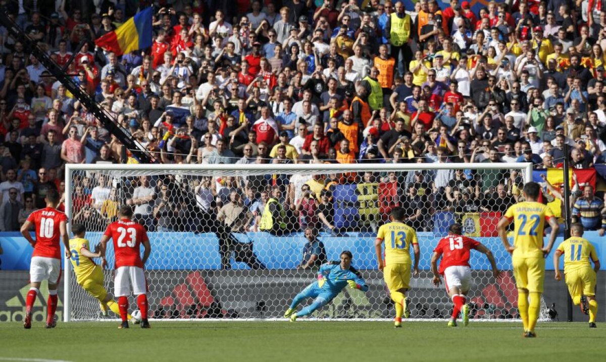 FOTO + VIDEO ROMÂNIA - ELVEȚIA 1-1 » "Tricolorii" obţin primul punct la EURO şi mai speră la calificarea din grupă