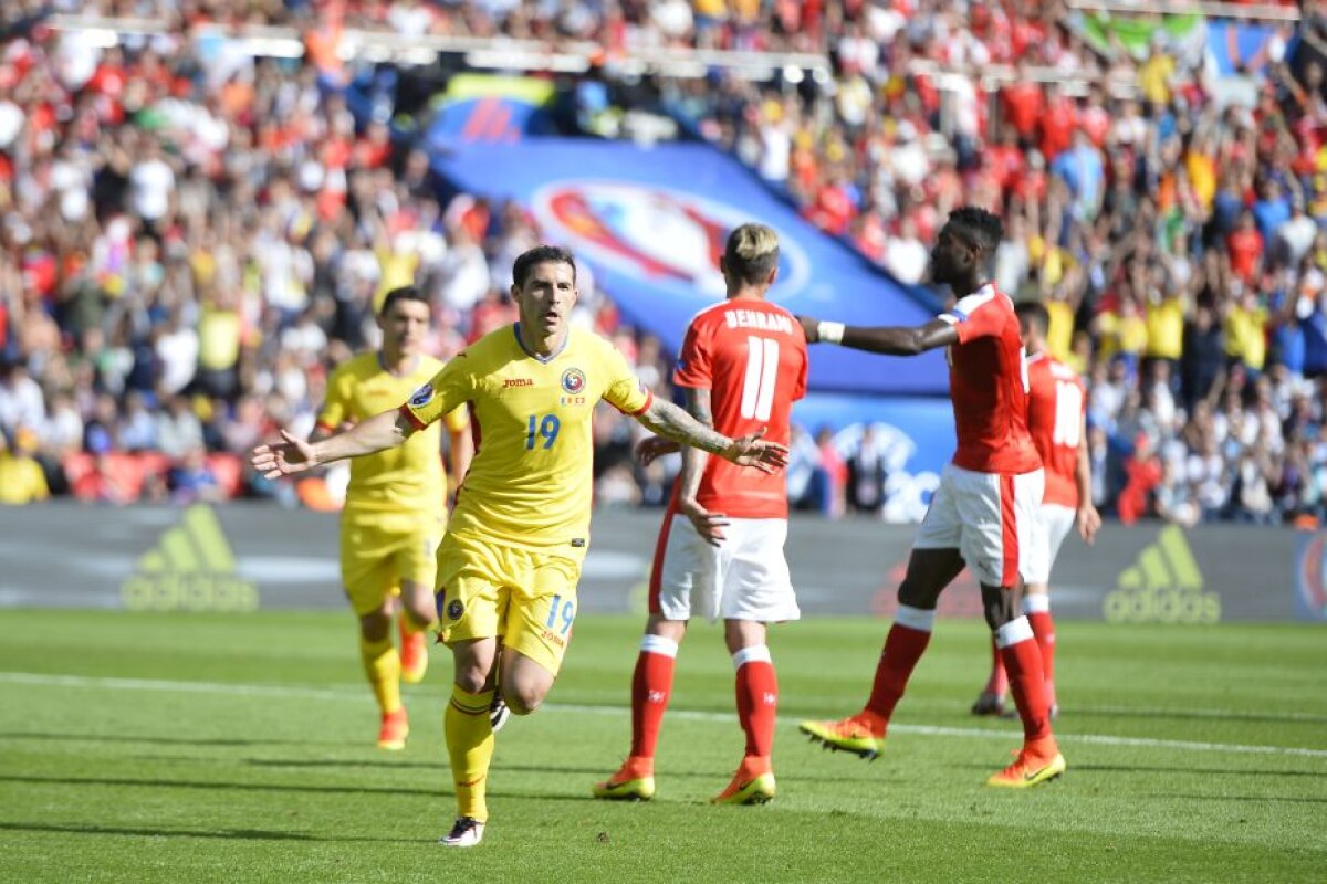 FOTO + VIDEO ROMÂNIA - ELVEȚIA 1-1 » "Tricolorii" obţin primul punct la EURO şi mai speră la calificarea din grupă