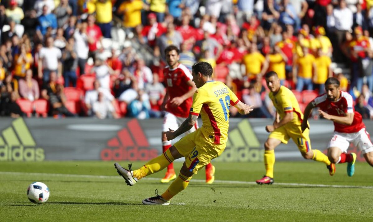GALERIE FOTO Golul României în 20 de imagini! Cum a scos Chipciu penalty + execuția lui Bogdan Stancu și bucuria de după reușită